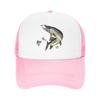 Fashion Muskie Fishing  Mesh baseball cap  Shapes The Face Brand Unisex Caps