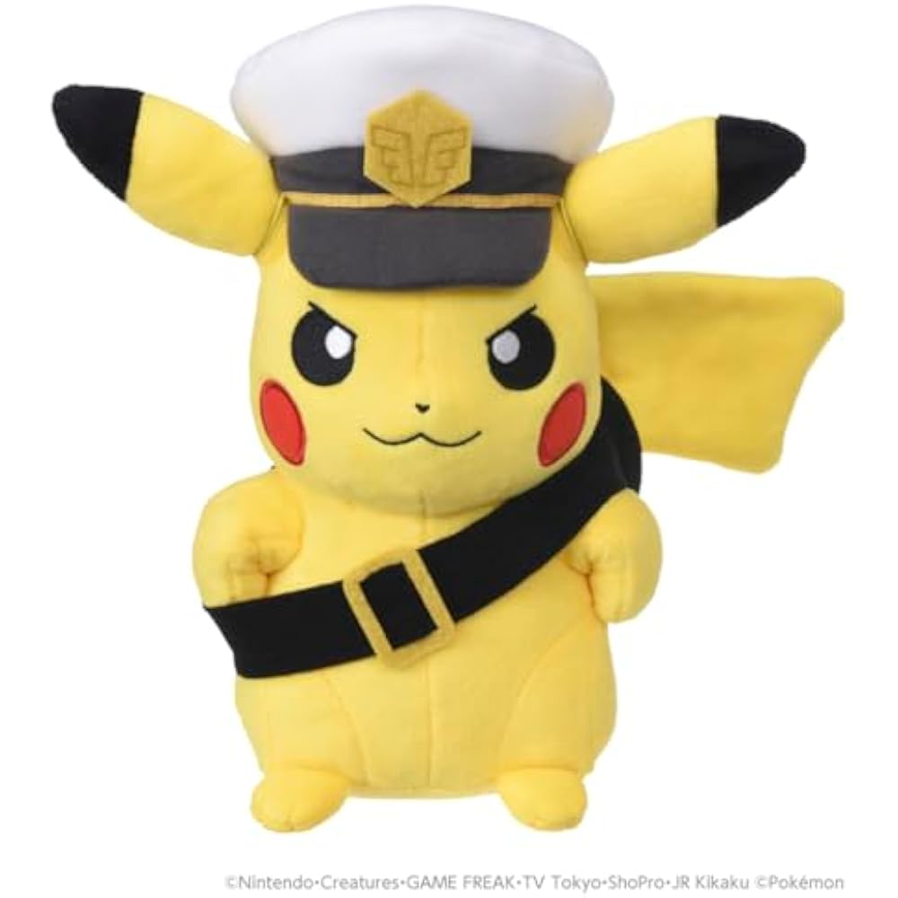 TAKARA TOMY (TAKARA TOMY) Pokemon Plush Toy Captain Pikachu Goggles ver.