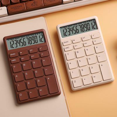 Basit Finansal Muhasebe Öğrenci Taşınabilir Hesap Makinesi Küçük Çok İşlevli Ofis Okul Masaüstü Kırtasiye
