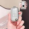 Car Fashion White Diamond for VW for Volkswagen MK4 Bora Golf Jetta Polo Touran Skoda Octavia Flip Remote Key Case Cover Fob