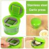 Multi-functional Small Mini Garlic Cutter Creative Garlic Vegetable Cutter Kitchen Tool Garlic Puree Container Home Accessories