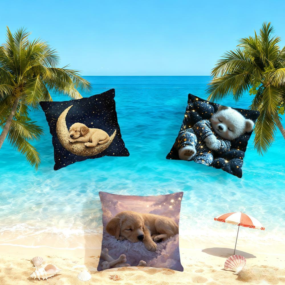 Good Night Cute Animals Sleep cushion cover Home Office Convenient Nordic Simplicity Hit With Zipper Cushion Cover