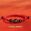 Chinese Style Zodiac Red Rope Braided Bracelet For Men Women Simple  Year Lucky Bracelet Amulet Jewelry Accessories Gifts