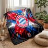 FC Bayern München Thema Decke Weiche Flanelldecke Plüsch Überwurfdecke Gemütliche Sofa Bett Decke für Heimdekoration
