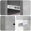 Wall Mounted Nightstand 2 pcs Concrete Grey 34.5 x 33 x 20 cm