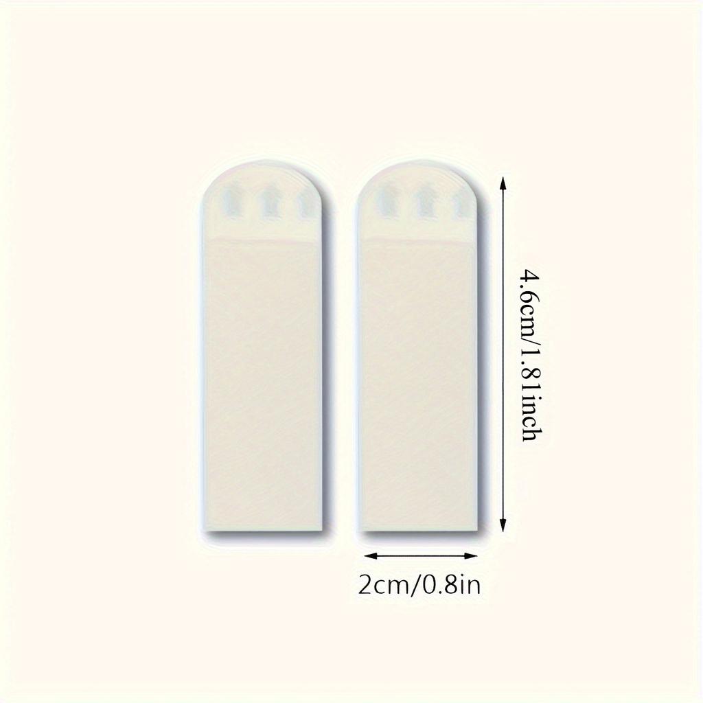 24pcs/2packs White detachable adhesive strips without residual double-sided tape suitable for frame installation,wall mountingPinstriping Tape 3