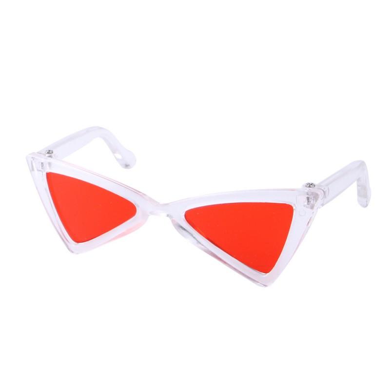 Pet Sunglasses Cats Dogs - Cute Cartoon Style Goggles Plastic Accessories In Multiple Colors Frames