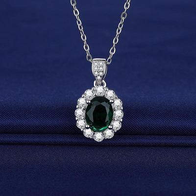 Collier pendentif pour femme Emerald Fashion en zircone cubique