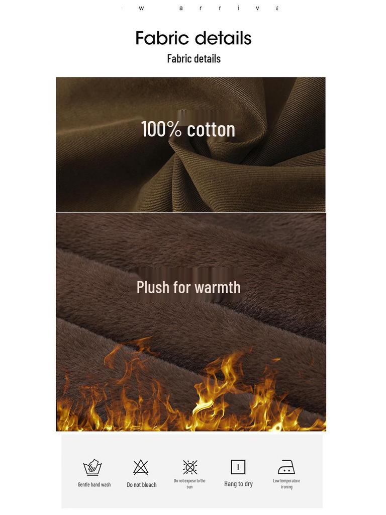 Women's 2024 Mid-Length Hooded Cotton Parka - Fleece-Lined, Solid Color, Casual Loose Fit, Winter Coat