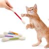 6Pcs Cotton Swab Cat Toys Felt Giant Swab Catnip Cat Toys Kitty Chew Sticks Kitten Kicker Toys for Indoor Cats Teething Enrichment