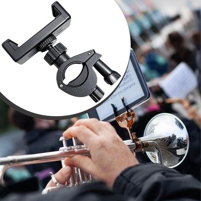 Muzieklyre voor Fanfare Telefoonhouder Verstelbaar Makkelijk Leesbaar voor Smartphones Saxofoon