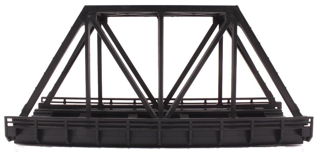 Rokuhan Z Gauge R090 Single Track Truss Bridge (Short, Black)