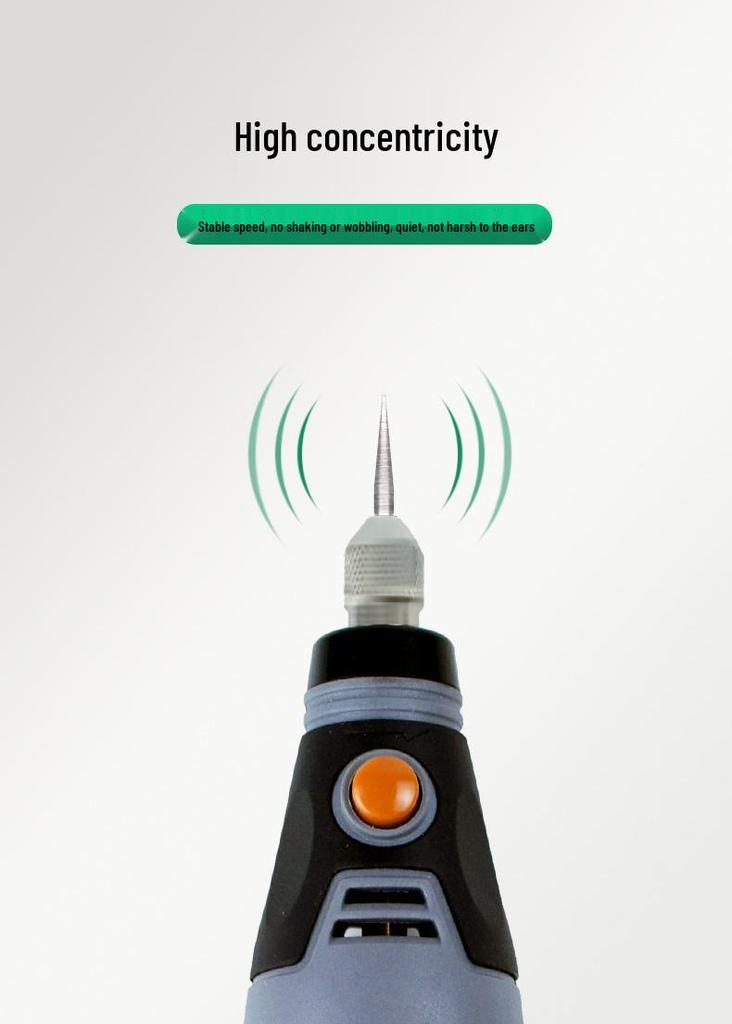 Rechargeable Variable Speed Electric Grinder: Lithium Battery Polisher & Engraving Tool