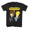 Beavis and Butthead Rockin Out To Heavy Metal Men T Shirt Air Guitar Hair