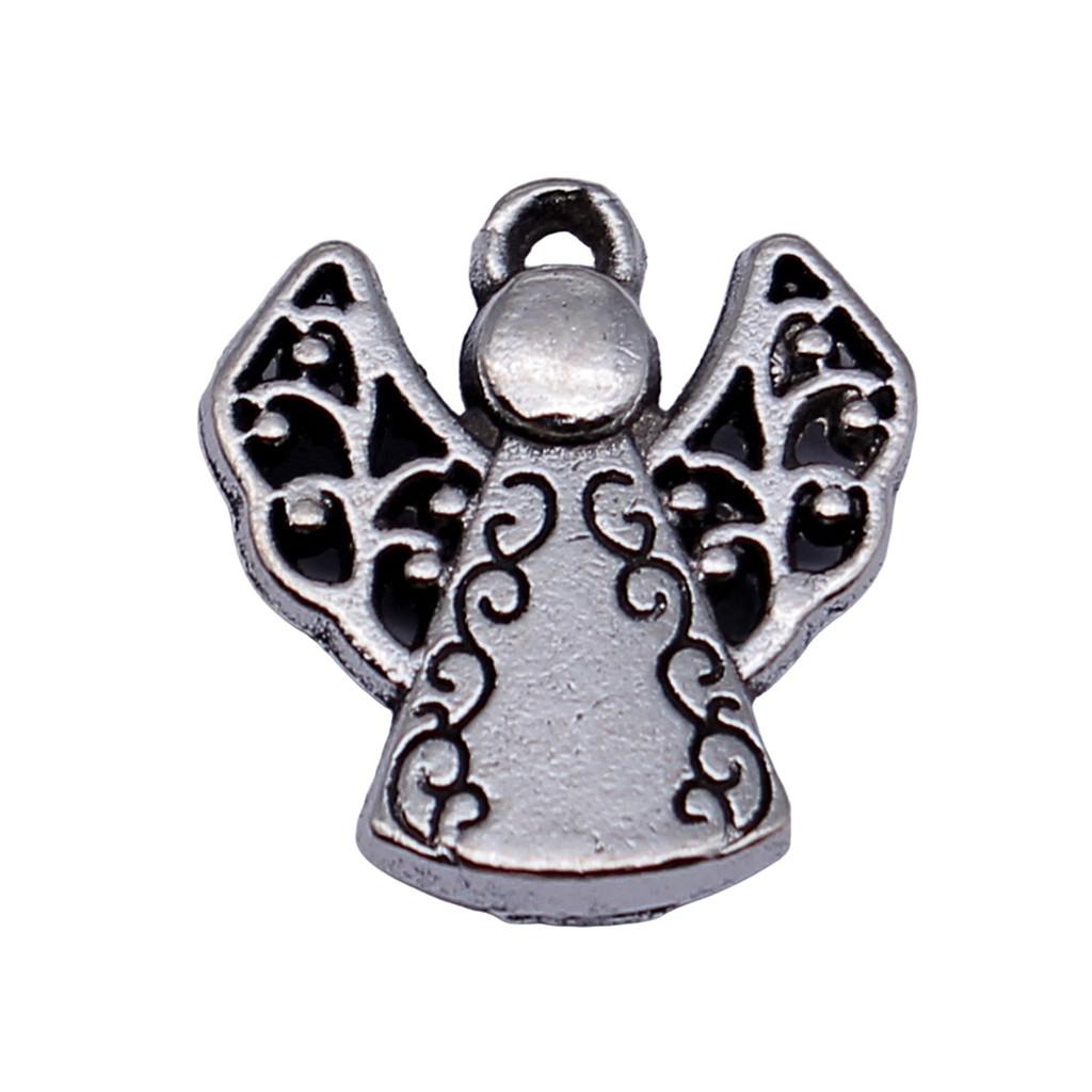 Angel Charms Alloy Fairy Pendants For Religious Holiday Jewelry Making