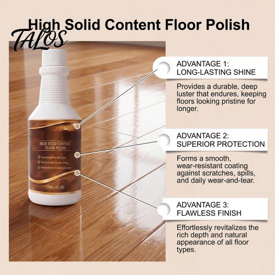 Wood Floor Shine Treatment Restorer, Restores Natural Texture And Gloss Agent, 120ml Surface Enhancer Capacity, Protects Against Dirt Scratches