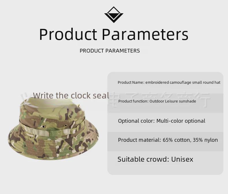 Męski Kapelusz Przeciwsłoneczny Outdoorowy Kamuflażowy - Styl Rybacki, Górski i Typu Basin