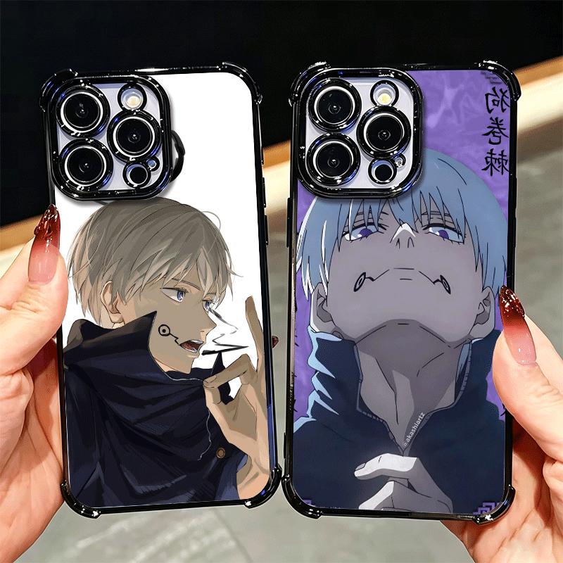 Anime Inumaki Toge JUJUSU Plating Phone Case For Xiaomi Poco X5 X6 X7 X8 Pro Max F8 Ultra F7 M8 M7 M5S Redmi 15C 15 14C 13C 13 X