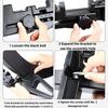 Adjustable Bicycle Floor Bracket for Mountain Bike Sliding Stable Durable Bicycle Display Rack 30-80mm for Easy Portability
