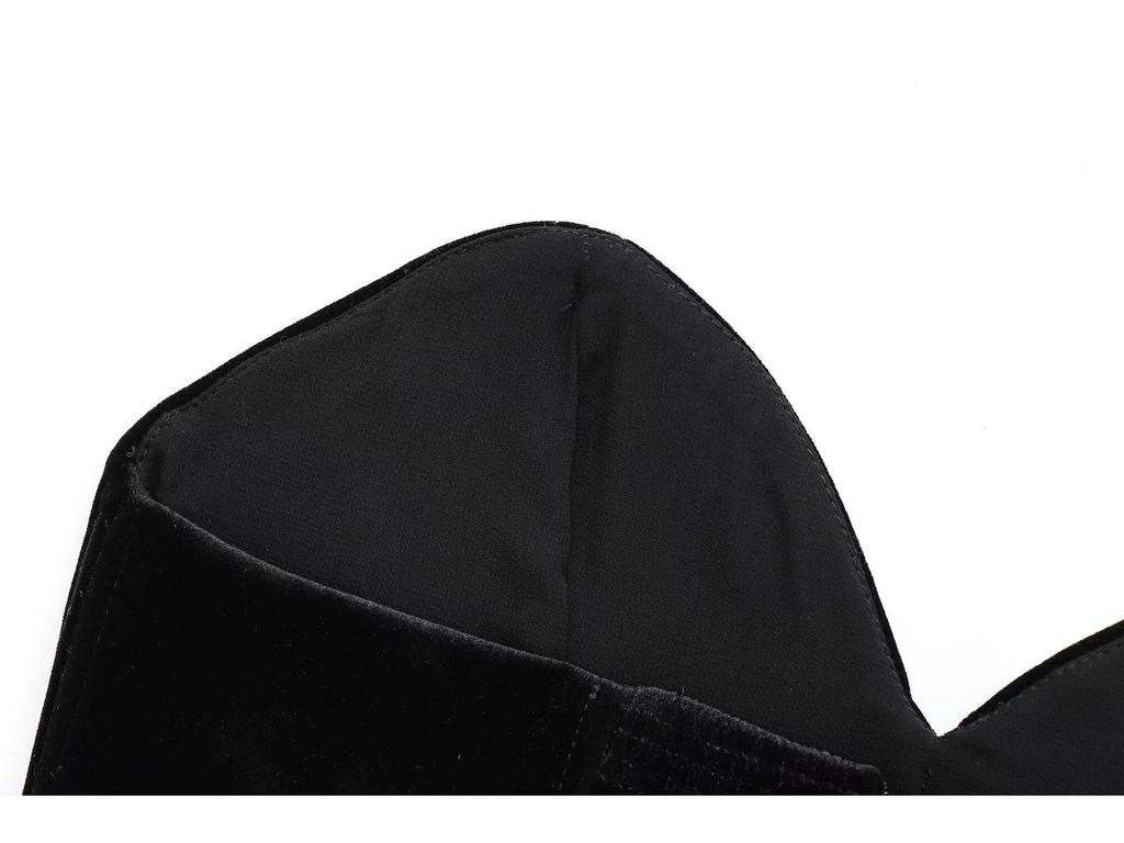 2024 Winter Women's European & American Velvet Strapless Sweetheart Top