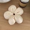 Handmade Flower Hair Tie Cotton Hair Bands Women Fashion Accessories Hair Scrunchies Ponytail H E8J6
