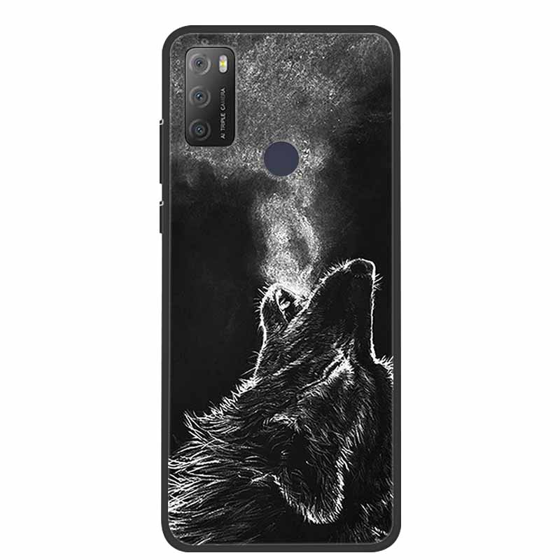 Pro Alcatel 1S 2021 Case Luxusní silikonový TPU měkký kryt na telefon pro Alcatel 1S 2020 Nárazuvzdorný roztomilý TPU nárazník Fundas Coque