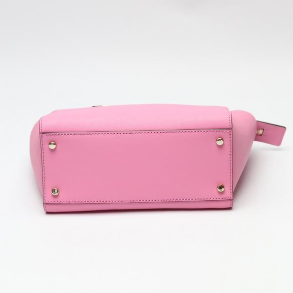 Kate Spade With Shoulder Strap Leather Handbag Leather Pink Women Used