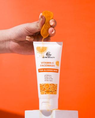 Vitamin C Face Wash | Brightening & Deep Cleansing | Removes Dirt, Oil & Impurities for Glowing Skin
