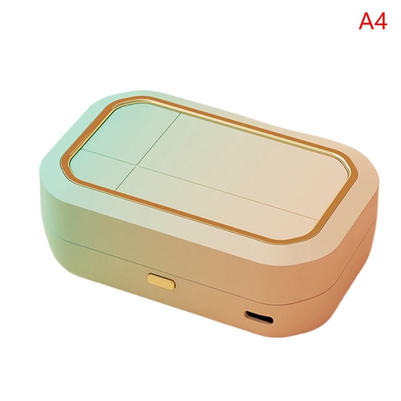 Contact Lens Ultrasonic Cleaning Machine 49000Hz High Frequency Vibration Timing Rechargeable Cleaner Contact Lens Remover Tool