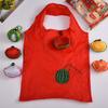 Lovely Foldable Reusable Shopping Bag Green Grocery Bags Tote Handbag Convenient Portable Large Capacity Fruits Storage Bag