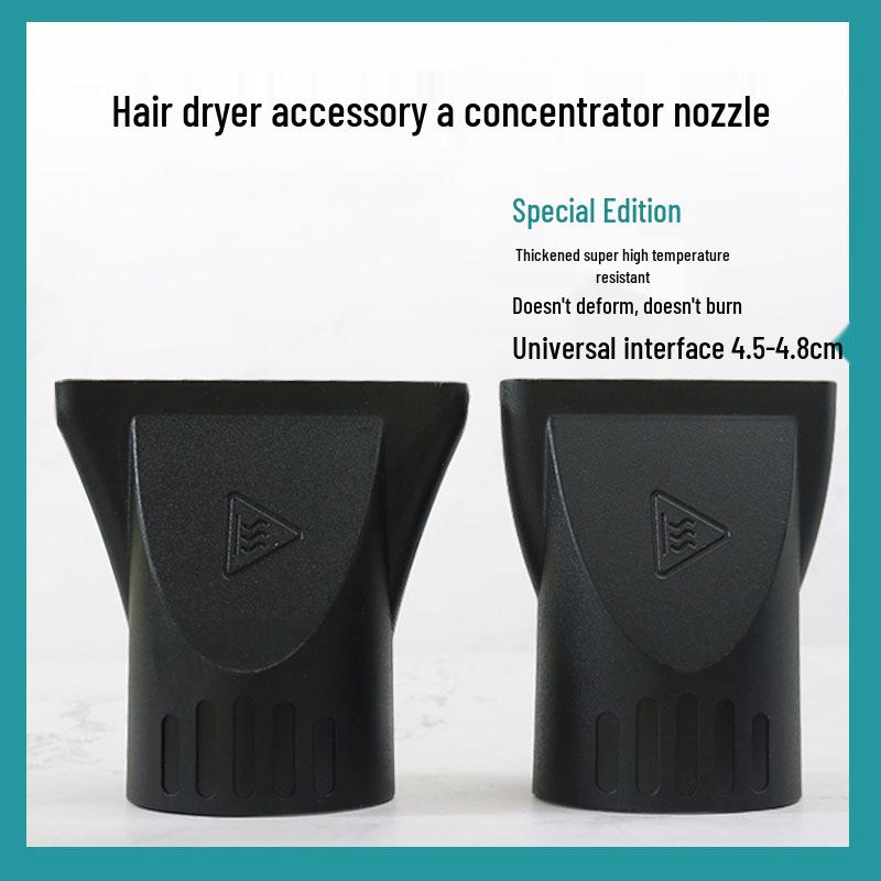 Barbershop Professional Hair Dryer Flat Nozzle & Universal Diffuser