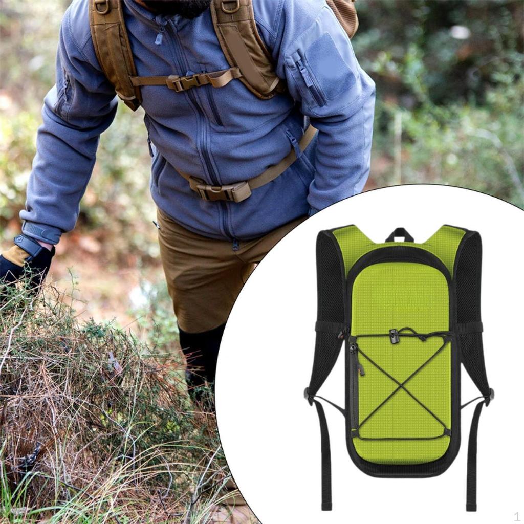 Kadın Erkek için Hidrasyon Sırt Çantası Günlük Çanta Hafif Su Torbası Taşınabilir Seyahat