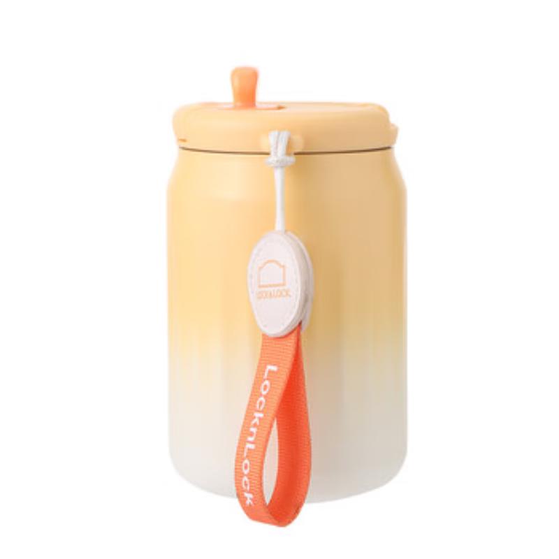 LocknLock Insulated Flip-Lid Coffee Mug with Handle
