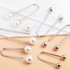Zinc Zinc Alloy U-shaped Double Head Brooch Removable  Simple   Trousers Accessories