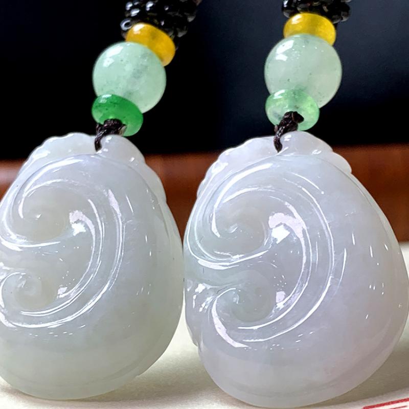 Pendant Ice Waxy Jade Pendant for Men and Women Laokeng Gift Necklace