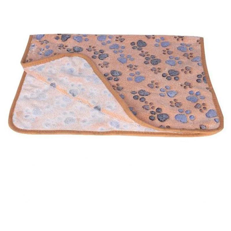 Soft Fluffy Pet Blanket Winter Warm Dog Blanket Cute Pet Bed Sheet Warm and Comfortable Cat and Dog Cushion Blanket Pet Supplies