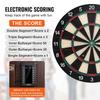 Dartboard and Cabinet Set Complete with All Accessories Easy Assembly