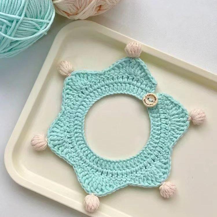 Cute Crochet Cat Collar Scarf Kit: DIY Pet Accessory