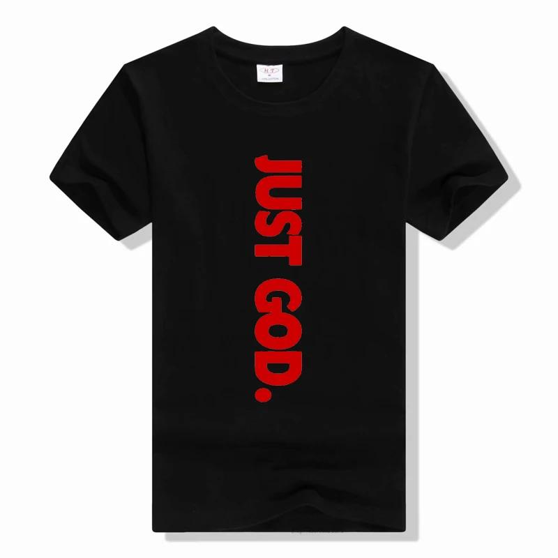 With God t shirt God Jesus Cross Bible Cotton Print T Shirt fashion Short Sleeve Casual T-shirt