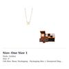HERMES POP H Titanium Steel Necklaces Women's Gold H147991F-49