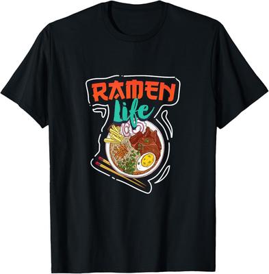 Ramen Life, Tasty Anime Egg Noodle Bowl Gift T-Shirt