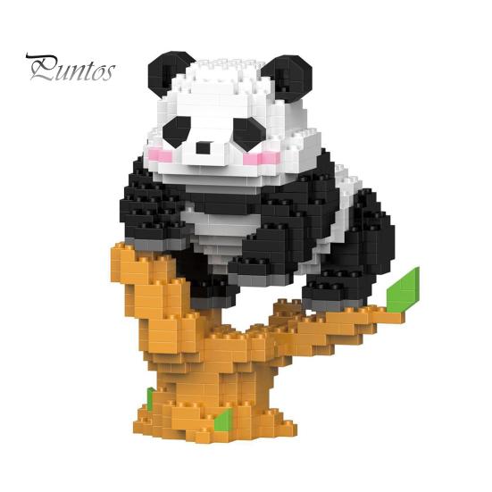

378/396/430/458 шт./компл. Детская игрушка-конструктор «Панда», развивающая мелкую моторику, обучающая игрушка для животных, микростроительный кирпич, украшение для рабочего стола B