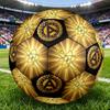 1PC Nuclear Energy Symbol Achievement Soccer Ball Size 5 Football Machine Sewn Indoor/Outdoor Universal Football Surprise Collection n78