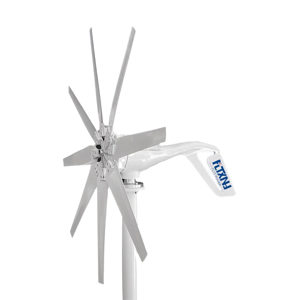 Sıcak Satış 1kw 1000w Güneş ve Rüzgar Türbini Hibrit Sistemi Güneş Dikey Eksenli Rüzgar Enerjisi Jeneratörü Ev Kullanımı İçin Windkraftanlage