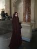 Xijun Luxury Brown Long Prom Dresses A-Line Lace Pleated Evening Dresses Full Sleeves Scarf Formal Prom Gowns Women Customized