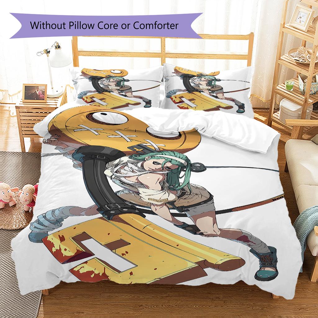 Gachiakuta Pattern Bedding,Quilt Set Quilt Cover Pillowcase Home Birthday Gift (1 * duvet cover + 2 * pillowcase, without core)