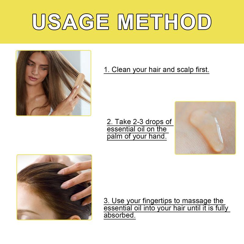 Hoegoa Hair Scalp Care Oil Nourish Hair Moisturize Scalp Daily Massage Nourishing Hair Care Essential Oil