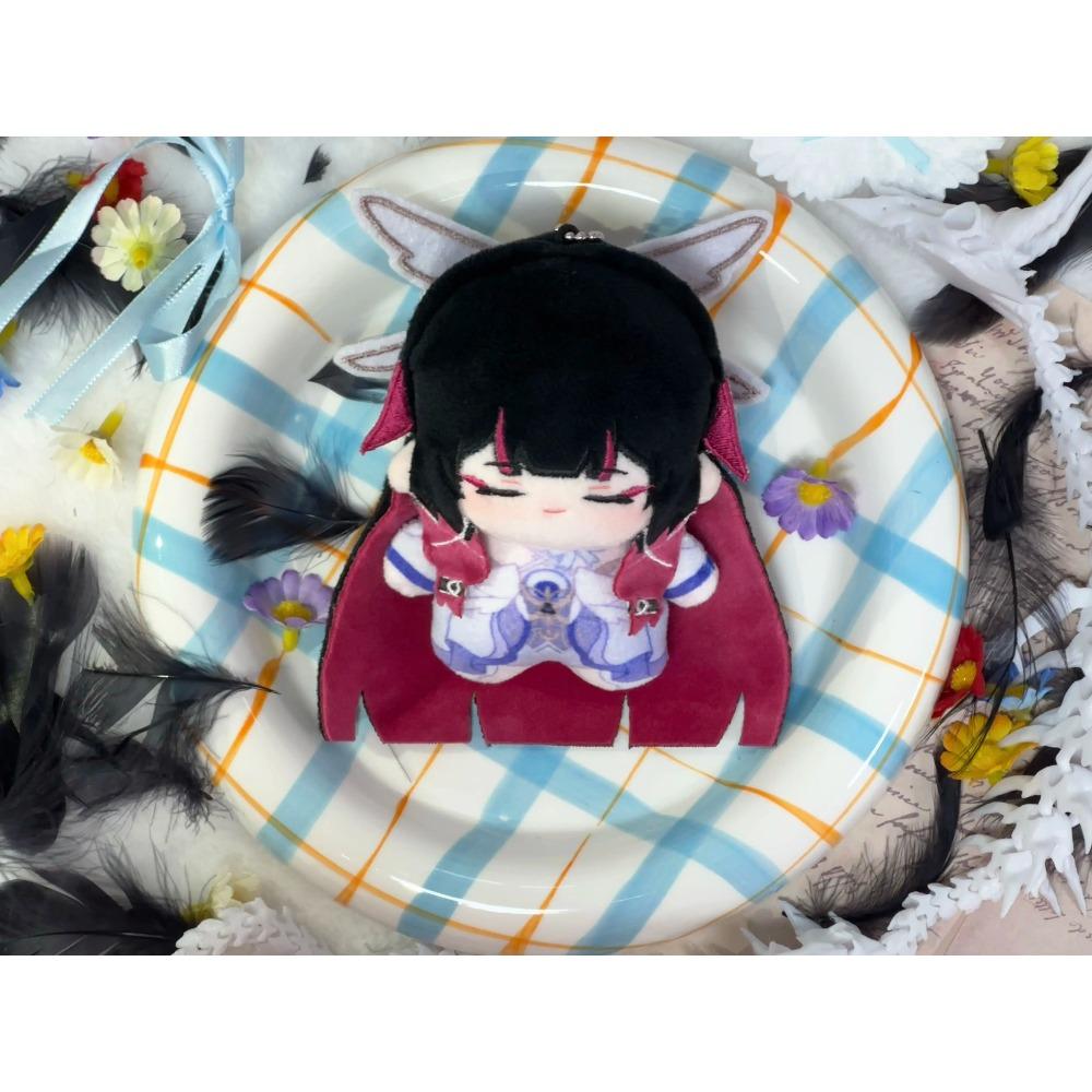 10cm En Stock Genshin Impact Poupée Peluche Coton Harbingers de Fatui Dottore Columbina Capitano Vagabond Pendentif Marionnette à Main Jouet Cadeau