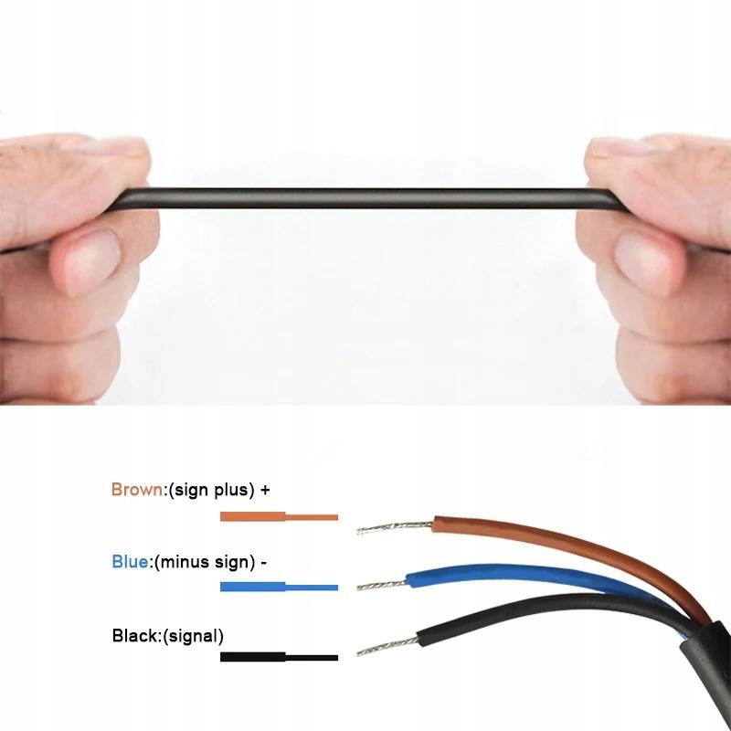 Rosfix Czujnik Indukcyjny NPN LJ12A3-4-Z/BX – Zasilanie 6-36VDC | Dystans Detekcji 0-4mm | Klasa Ochrony IP67