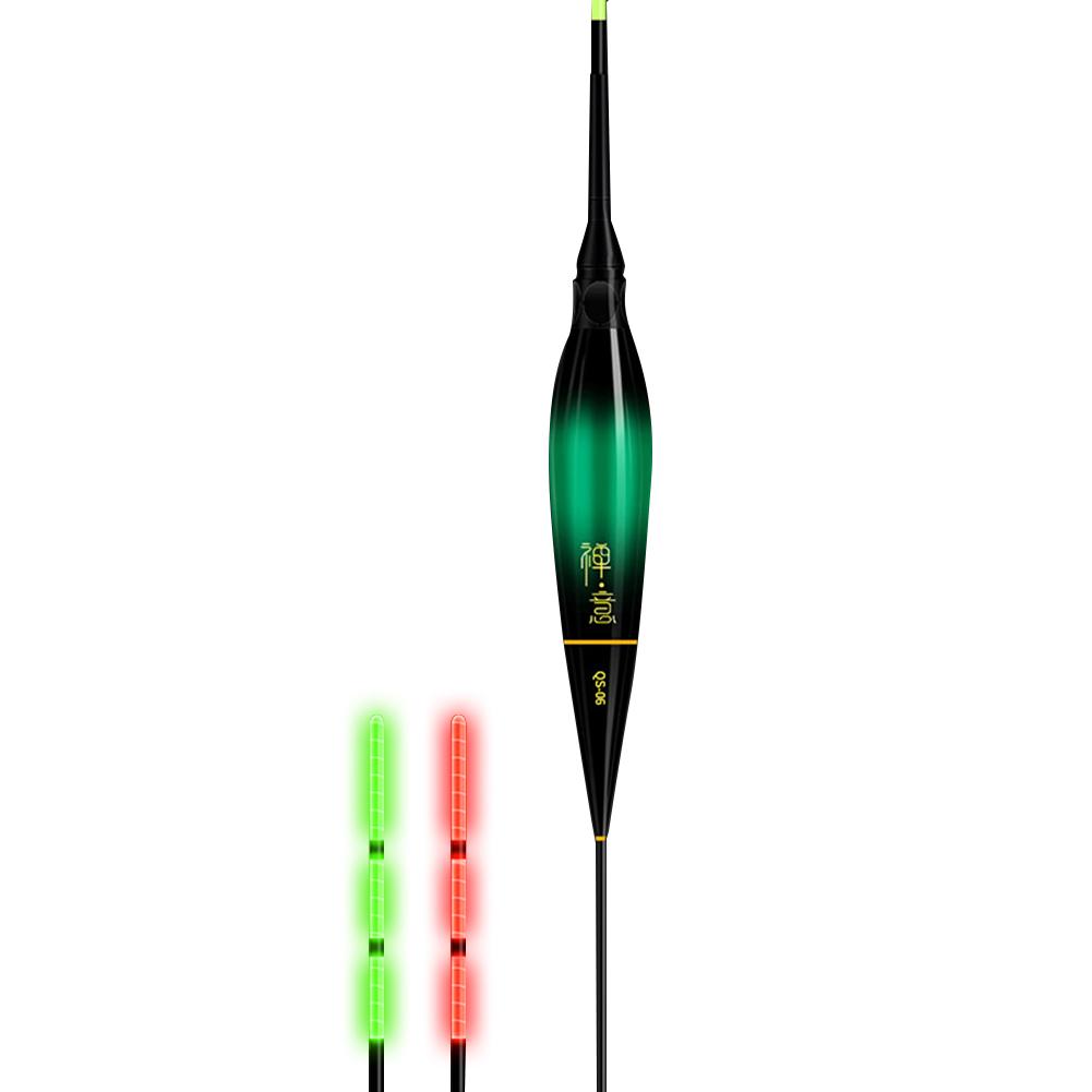 1.2/1.5/1.8/2.2/2.5/3 G Cloudy Sky Tail Fishing Float Gravity Sensing Color Change Glowing Bobbers with Luminous LED Stick Tubes